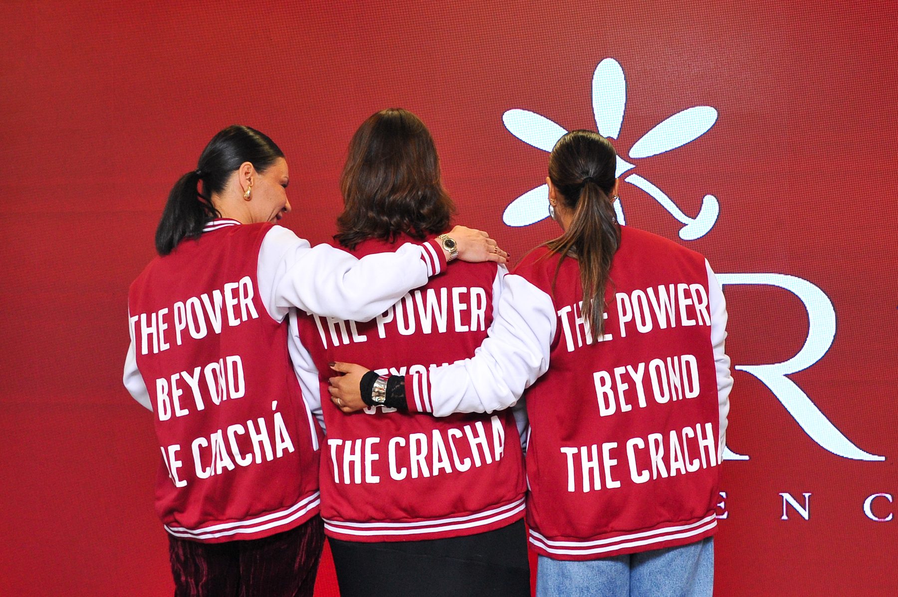 Jaquetas The Power Beyond the Crachá no Auri Experience Porto Alegre.